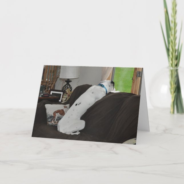 Cartão De Festividades Aguardando Papais noeis (Frente)