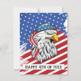 Cartão De Festividades Águia Americana