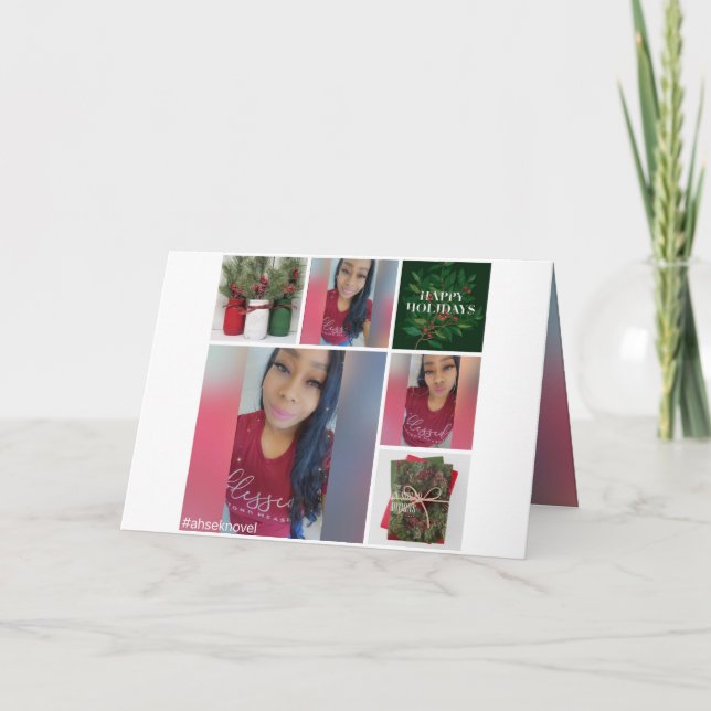 Cartão De Festividades Ahsek Novel Holiday Card 1 (Frente)
