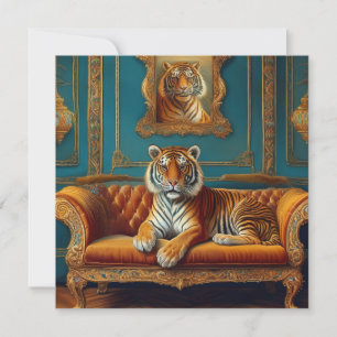 Cartão De Festividades AI Tiger