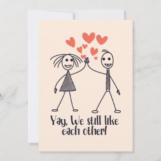 Cartão De Festividades Ainda gostamos um do outro