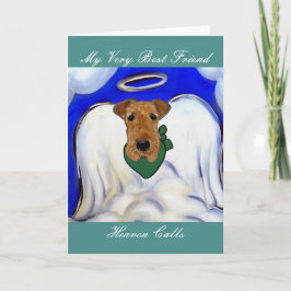 Cartão De Festividades Airedale Terrier