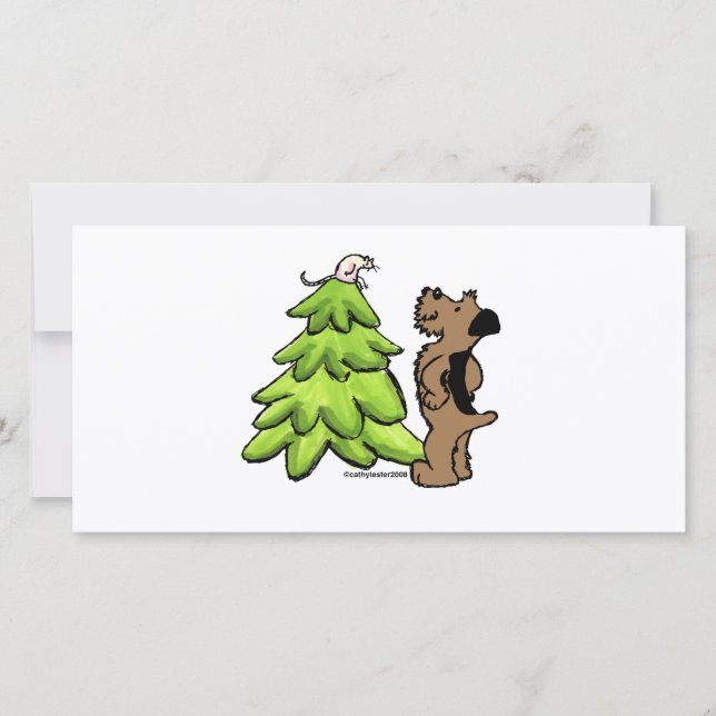 Cartão De Festividades AiredaleChristmas (Frente)