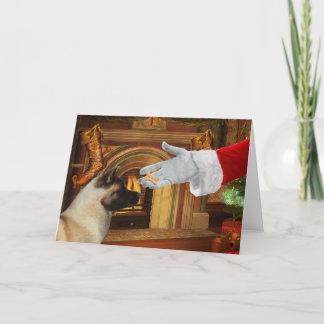 Cartão De Festividades Akita Christmas Holiday Card