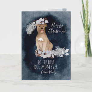 Cartão De Festividades Alano Español Personalizado Natal Grande Cachorro
