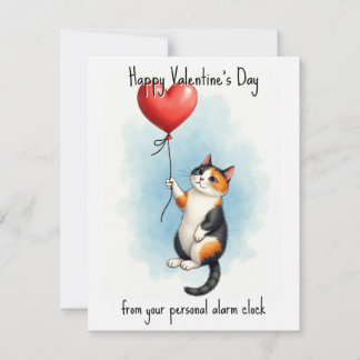 Cartão De Festividades 💘🐈Alarmado pelo Amor