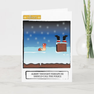 Cartão De Festividades Albert no Natal