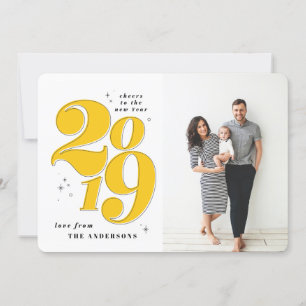 Cartão De Festividades Alegra-se com a notícia do dia 2019