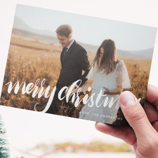 Cartão De Festividades alegre fotografia de cobertura de caracteres branc