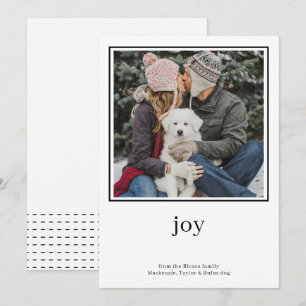 Cartão De Festividades Alegre Natal Simples Elegante Personalizado