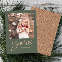 Alegre-se e seja feliz Foto de Natal Religioso