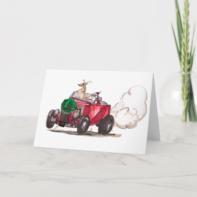 Cartão De Festividades alegria (Frente)