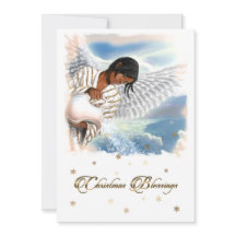 Alegria ao Mundo. Anjo Americano Africano