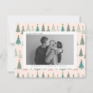 Cartão De Festividades Alegria de Natal Foto de Família de Natal 
