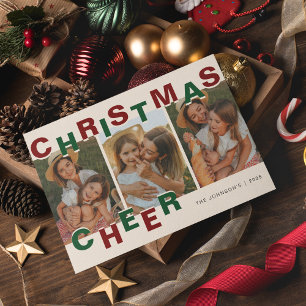 Cartão De Festividades Alegria de Natal Foto Natal