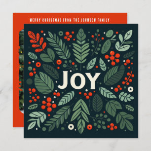Cartão De Festividades Alegria Natal decorativa Amoras sagradas