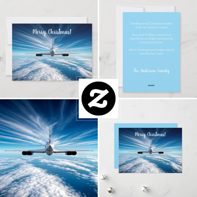 Cartão De Festividades Além do Horizonte: Concorde por Trás (Criador carregado)