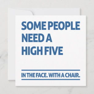 Cartão De Festividades Algunas personas necesitan cinco