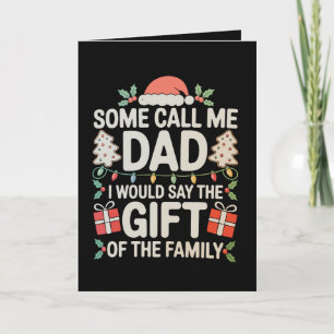 Cartão De Festividades Alguns Me Chamam Pai Eu Diria O Presente Da Famíli