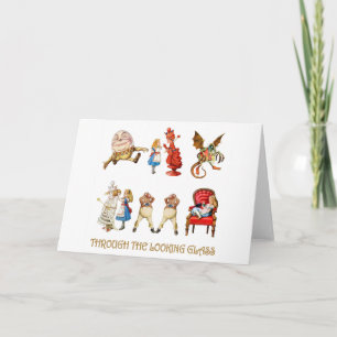 CARTÃO DE FESTIVIDADES ALICE THROUGH THE LOOKING GLASS