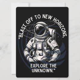 CARTÃO DE FESTIVIDADES ALIEN ,UNIVERSO, FOGUETE, PLANETA E ASTRONAUTAS