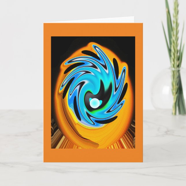 Cartão De Festividades Alienígena (Frente)