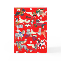 "All Dogs Are Angels" Holiday Card