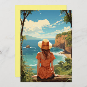 Cartão De Festividades Aloha Breeze, saudações da ilha tropical