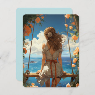 Cartão De Festividades Aloha do Paraíso Havaí