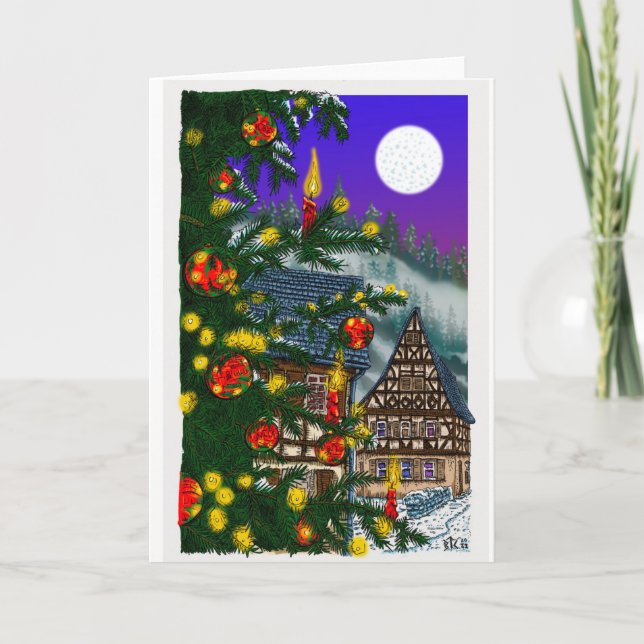 Cartão De Festividades Altstadt Heppenheim (Frente)