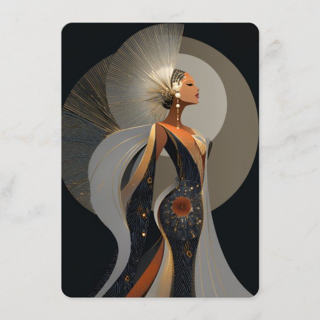 CARTÃO DE FESTIVIDADES ALWAYS ELEGANT #10 (Frente)