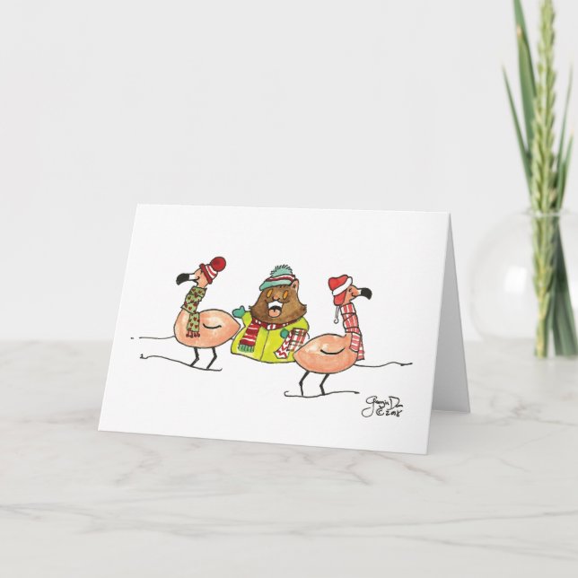 Cartão De Festividades Ama o Teu Próximo (Frente)