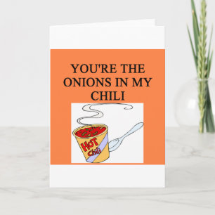 Cartão De Festividades Amantes de CHILI