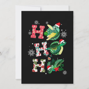 Cartão De Festividades Amantes do Natal de Tartaruga Engraçada