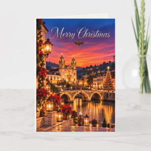 Cartão De Festividades Amarante Portugal Feliz Natal Design 02