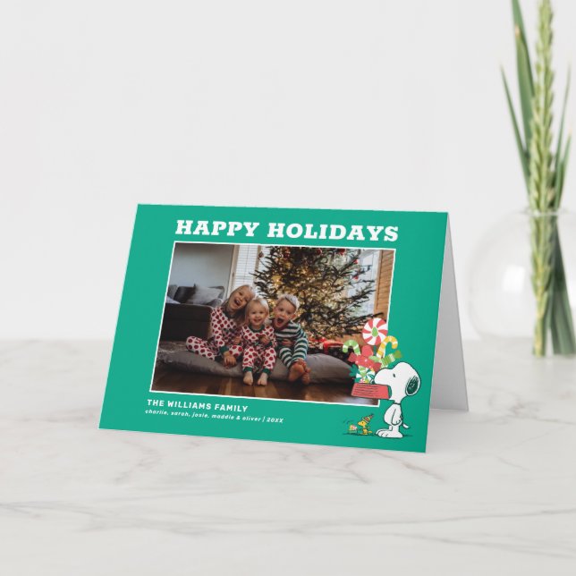 Cartão De Festividades Amendoins | Quanto Mais Merrier (Frente)