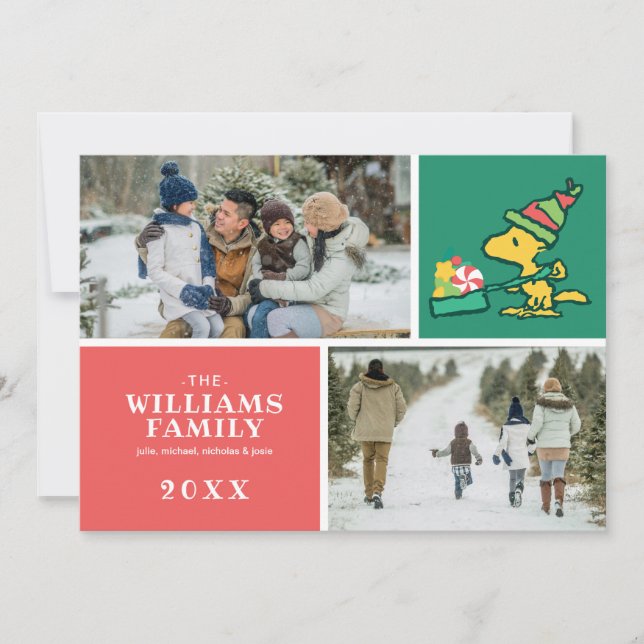 Cartão De Festividades Amendoins | Quanto Mais Merrier (Frente)