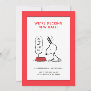 Cartão De Festividades Amendoins Snoopy Ho Ho Comida Dish