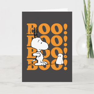 Cartão De Festividades Amendoins Snoopy & os Espantos