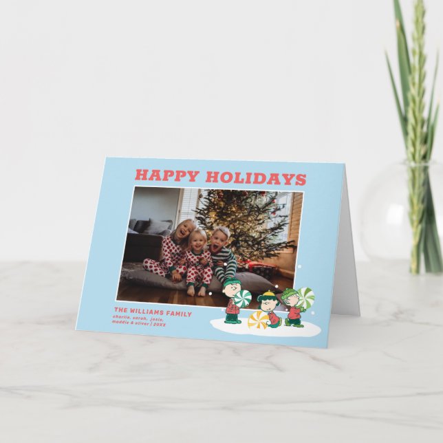 Cartão De Festividades Amendoins | Um Presente Para Você (Frente)