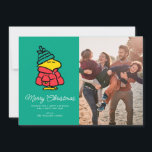 Cartão De Festividades Amendoins | Woodstock Winter Merry Christmas<br><div class="desc">Envie este cartão de feriado de amendoins para amigos e familiares. Adicione seus nomes e fotos.</div>