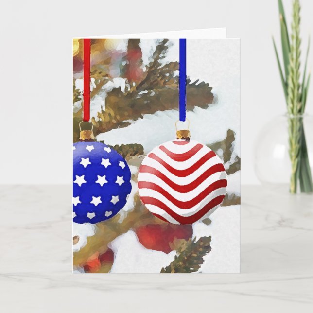 Cartão De Festividades American Christmas (Frente)