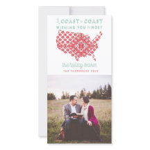 American From Coast to Coast Christmas Photo