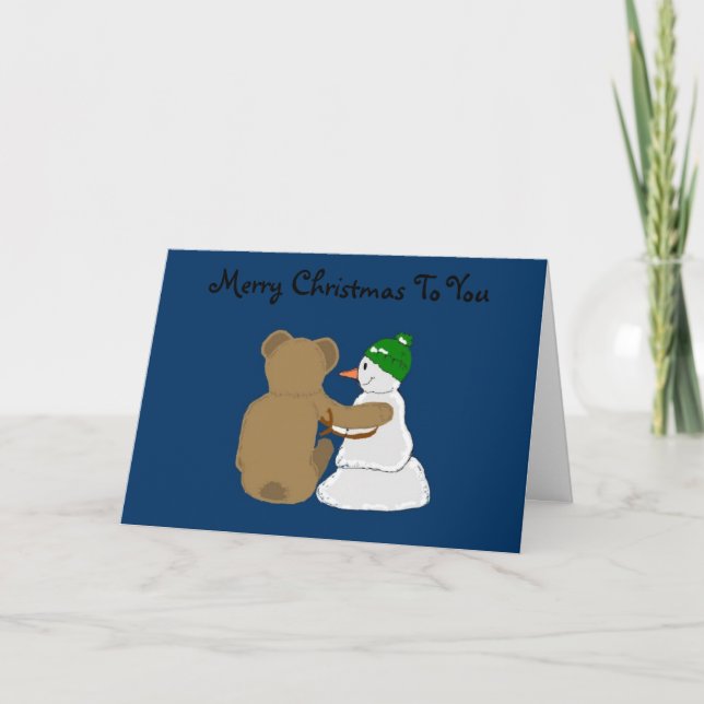 Cartão De Festividades Amigos (Frente)