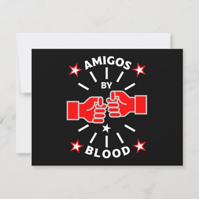 Cartão De Festividades Amigos da Melhor Amigos (Frente)