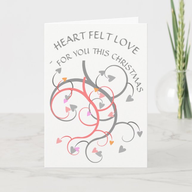 Cartão De Festividades Amizade de Natal (Frente)