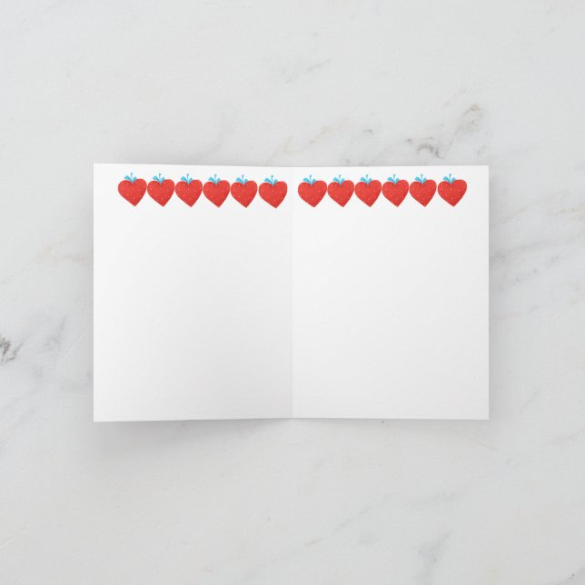 Cartão De Festividades Amo Você Muito – Personalize o Dia dos Namorados (Interior)