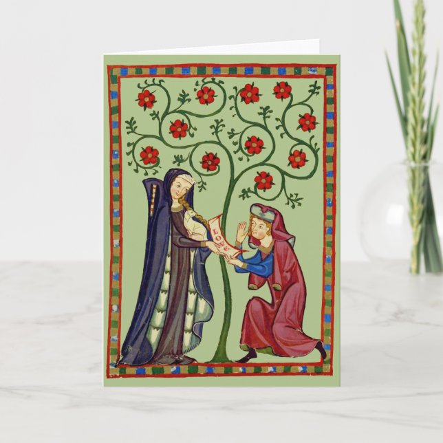 Cartão De Festividades Amor (Frente)