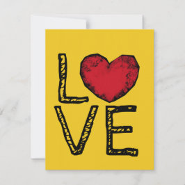 Cartão De Festividades Amor