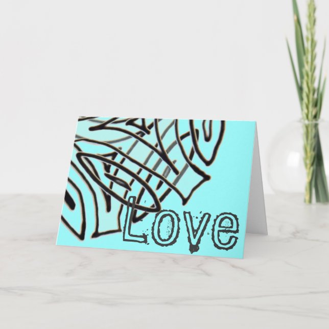 Cartão De Festividades Amor (Frente)